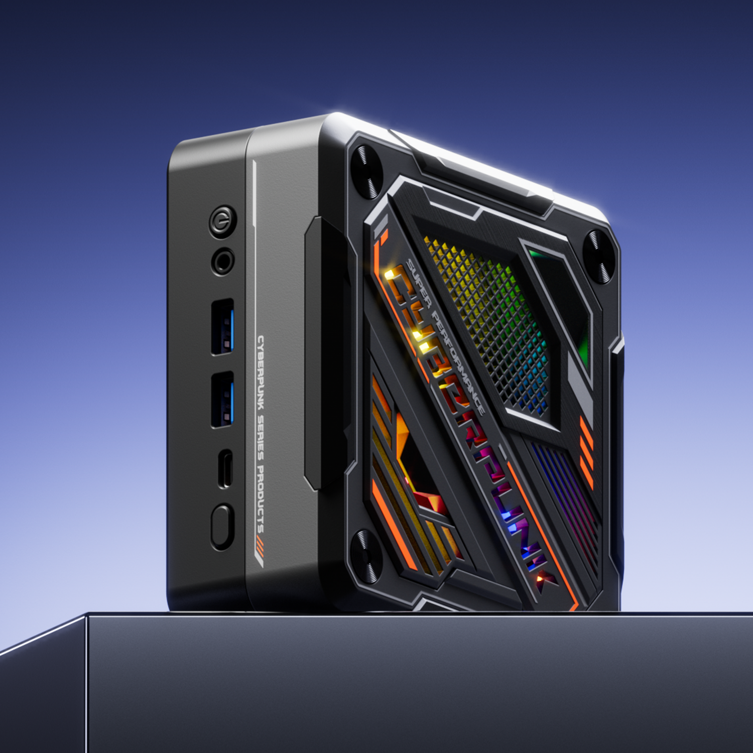 AOOSTARミニPC Ryzen7 5700u64GBSSD1TBHDD1TB AOOSTAR GOD57 Cyber RGB AMD Ryzen 7 5700U Mini PC – AOOSTAR