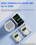AOOSTAR R1 2 Bay 40T Storage Nas Intel N100 Mini PC