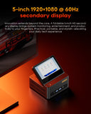 AOOSTAR G-FLIP AMD Ryzen™ AI 9 HX 370 Mini PC with 5-inch Mini Display