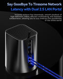 AOOSTAR R7 2-Bays NAS AMD R7 5825U Mini PC-Black