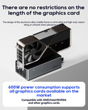 AOOSTAR AG01 EGPU Dock with OCulink Port,Built 800W Power Supply