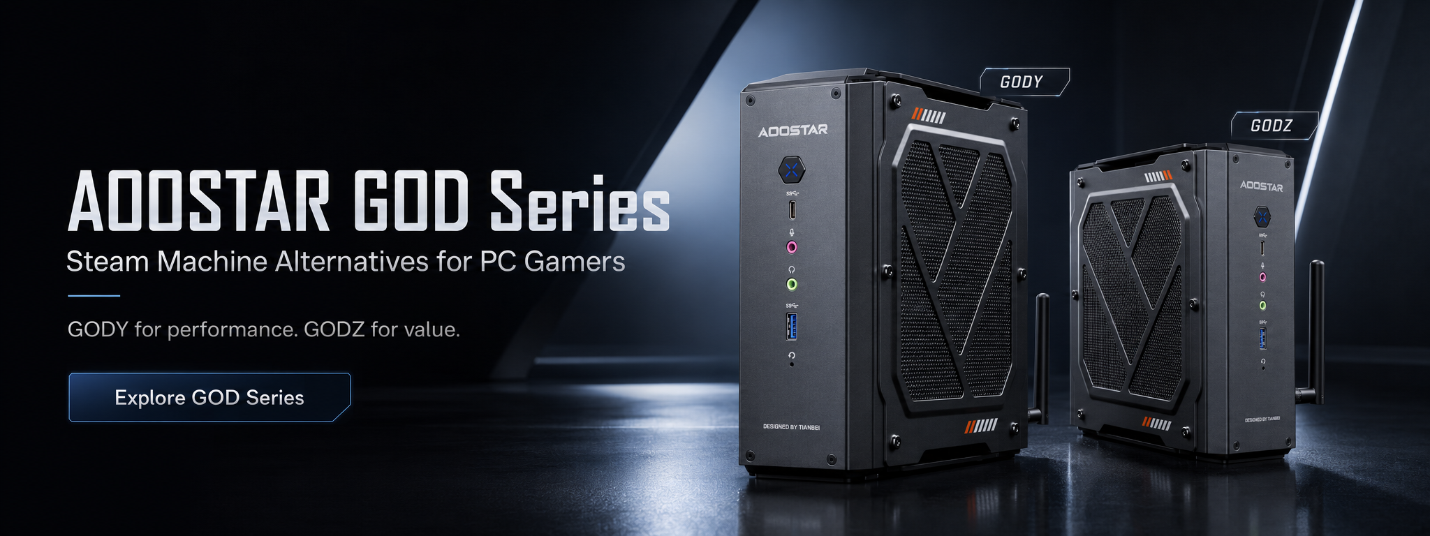 AOOSTAR GOD Series: Steam-Style Mini Gaming PCs with Tested Radeon Performance
