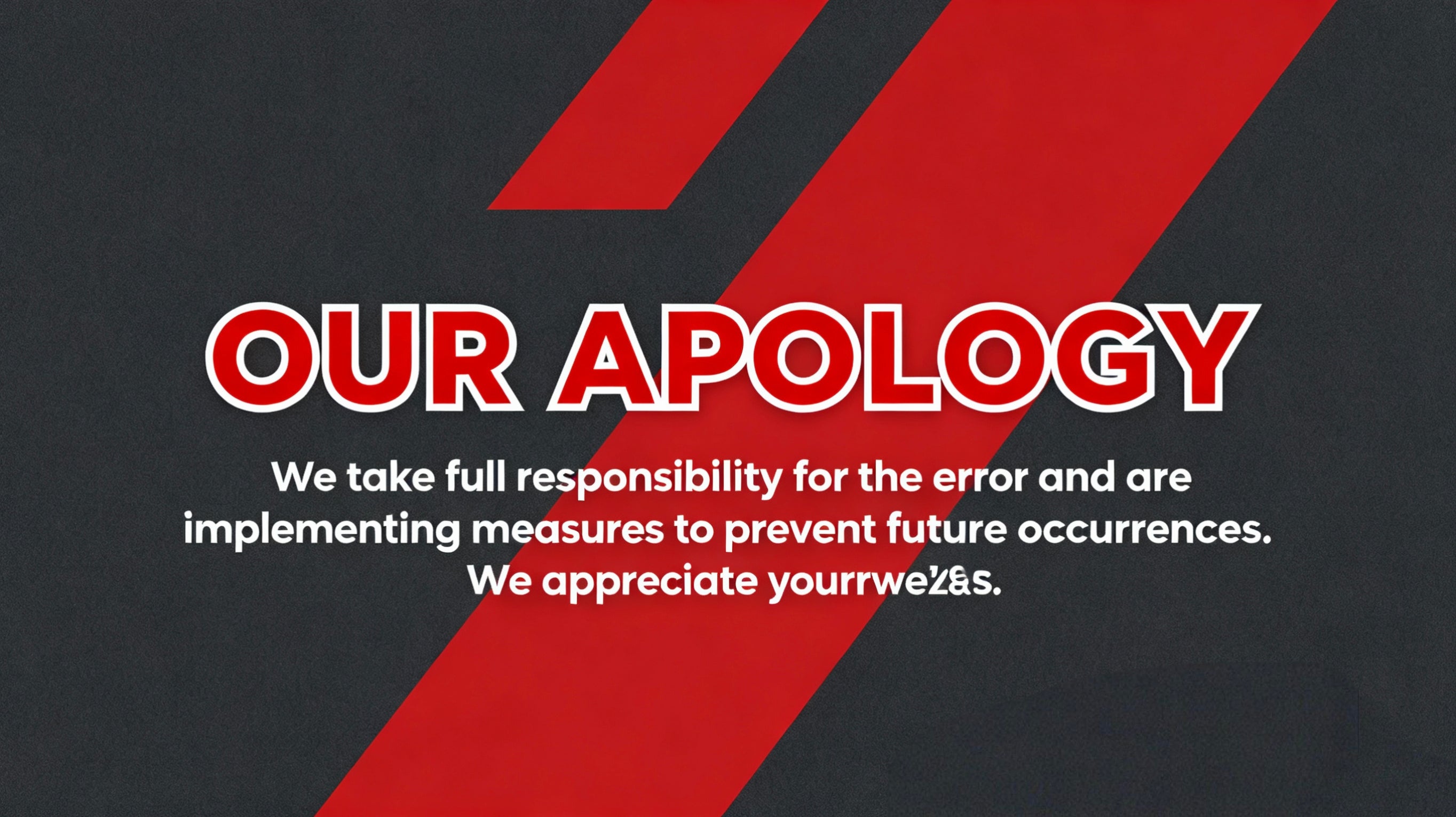 # Apology for Lost Package and Replacement Plan