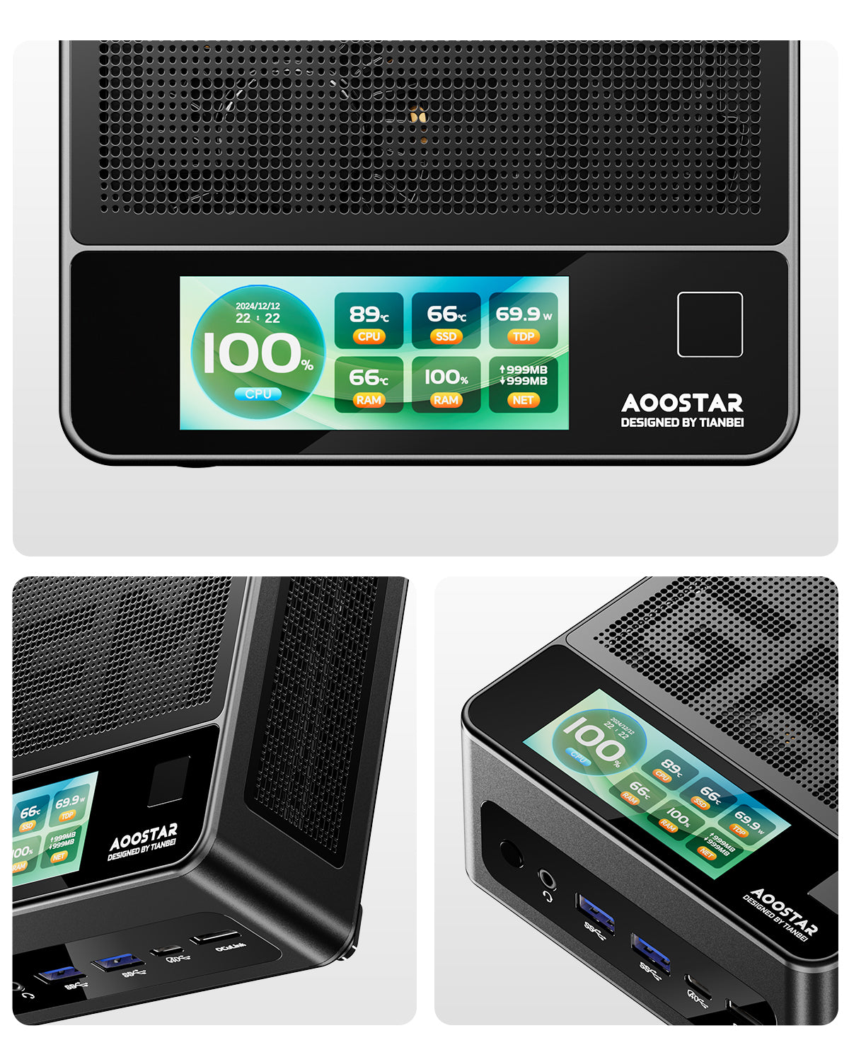 AOOSTAR GEM12 Pro MAX AMD R7 8845HS Mini PC – AOOSTAR Mini PC