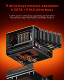 AOOSTAR WTR MAX AMD R7 PRO 8845HS 11 Bays Mini PC