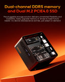AOOSTAR G-FLIP AMD Ryzen™ AI 9 HX 370 Mini PC with 5-inch Mini Display