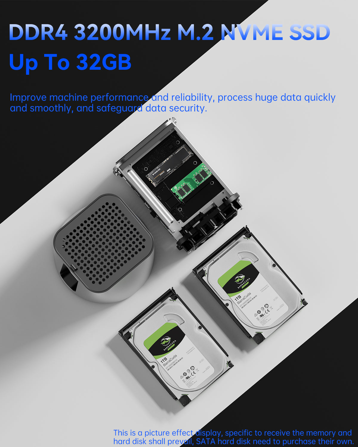 Aoostar N150 ミニ PC, メモリ 32GB Aoostar N150 ミニ PC, メモリ 32GB AOOSTAR N1 PRO Intel Twin