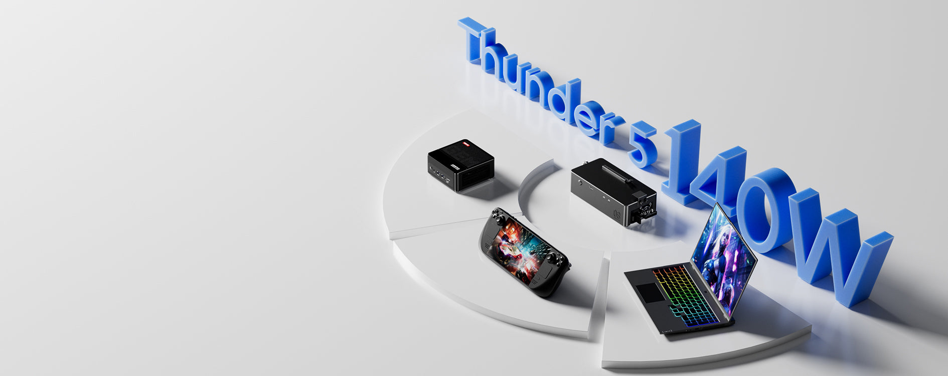 AOOSTAR AG03 Thunderbolt 5 eGPU Dock | OCuLink + Dual TB5 Ports