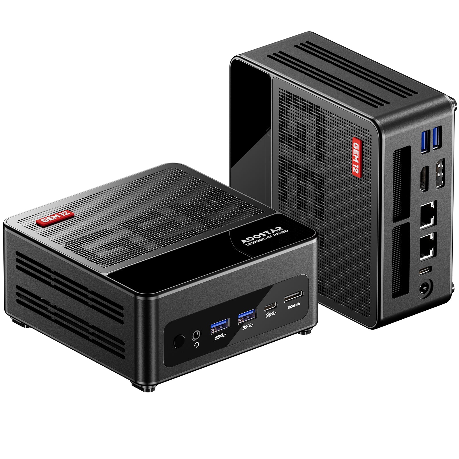 ミニPC AOOSTAR GEM12 Ryzen 6900HX/32GB/512GB AOOSTAR GEM12 MAX AMD Ryzen 9 6900HX ミニPC（米国およびEUのお客様
